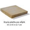 Semmelrock Krycia platňa pre stĺp 45x45x6-7cm, Farby vápencová