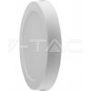 V-TAC Mini LED panel okrúhly prisadený Backlit 24W, 3000K, 2500lm, VT-60024-RD (V-TAC)