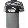 Pánske tričko Puma, ESS+ CAMO TEE tmavo sivá,biela,čierna S