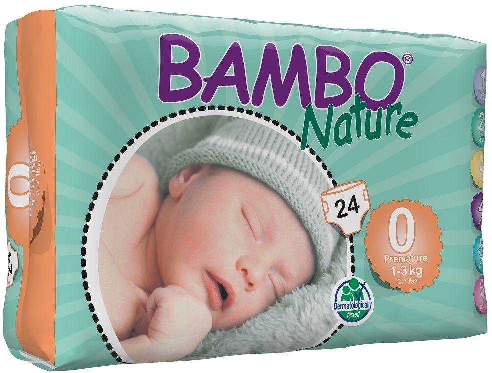 BAMBO Nature 0 1-3 kg 24 ks od 7,29 € - Heureka.sk
