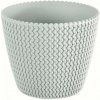 Kinekus Kvetináč plastový, priemer 26cm, SPLOFY, biely