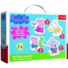 TREFL Baby puzzle Prasátko Peppa 4v1 (3,4,5,6 dílků)