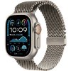 Apple Watch Ultra 2 49 mm Prírodný titán s prírodným titánovým milánskym ťahom – L MX5T3CS/A