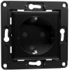 Shelly Wall Socket EU Čierny SHELLY-WallSocket-BLK-1401