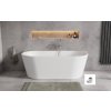 Besco VICA NEW voľne stojaca akrylátová vaňa bez prepadu / prístenná 150 x 80 cm, #WAS-150VNO