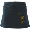 Volejbal zlatá - Športová sukne - two in one - M ( Tmavomodrá (veľmi tmavá - skoro čierna) )
