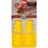 Banquet Silikonová forma 6ks méďové 31x18x2cm Culinaria yellow