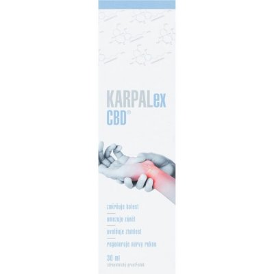 KARPALex CBD roll-on proti bolesti, zápalu, opuchu 30 ml