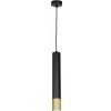 Luminex Luster na lanku NEST 1xGU10/8W/230V čierna/zlatá LU1565 + záruka 3 roky zadarmo