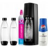 Výrobník sódy SodaStream Terra čierny + 2 fľaše, koncentrát a sirup Pepsi 440ml