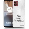 Picasee silikónový čierny obal pre Motorola Moto G32 - White Fuel