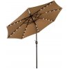 Cappa Garden Záhradný slnečník LED solárny 300cm béžový