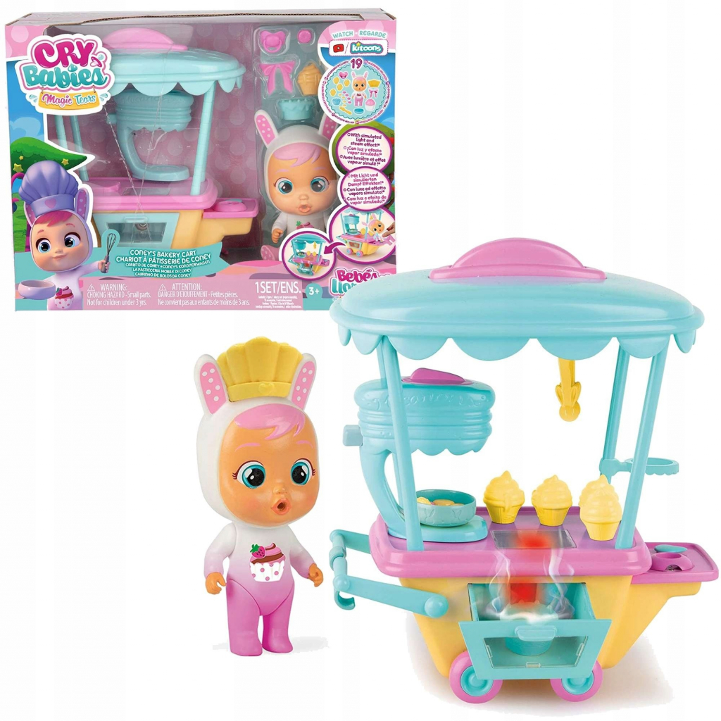 TM Toys CRY BABIES MAGIC TEARS pekařský vozík Cony