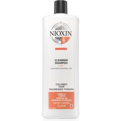 Nioxin System 4 Color Safe jemný šampón pre farbené a poškodené vlasy 1000 ml
