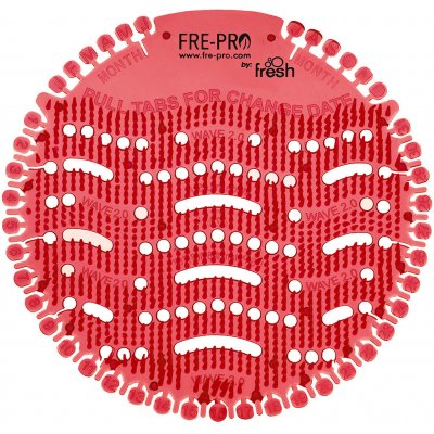 FrePro Wave 2.0 Vonné pisoárové sitko červená kiwi / grapefruit 2 ks