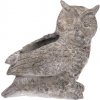 Kvetináč sova magnesium 34 x 23 x 33 cm sivý