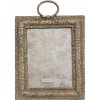Clayre & Eef Kovový vintage fotorámček s patinou - 23 * 5 * 28 cm / 20 * 25 cm - Clayre & Eef