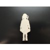 Drevená postava / dievča 10cm