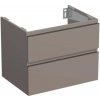 Skrinka pod umývadlo Jungborn TRENTA čadičovo sivá lesklá 70 x 56 x 49,8 cm