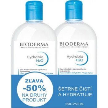 Bioderma Hydrabio H2O Festival micelárna pleťová voda 2 x 500 ml darčeková sada