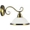 PREZENT 75355 VIOLA 1xE14/40W, GOLD BRASS/WHITE, WALL