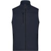 James&Nicholson Pánska softshellová vesta JN1170 Navy M