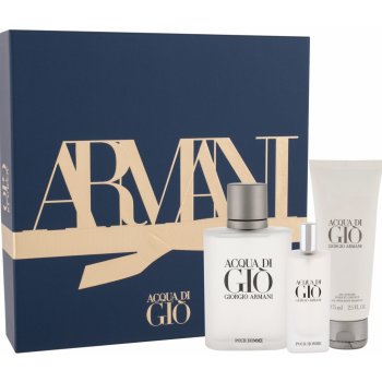 Armani Giorgio Acqua di Gio Pour Homme EDT 100 ml + EDT 15 ml + sprchový gél 75 ml darčeková sada