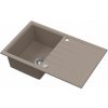 Ruvetti Axel granitový drez 79x50 cm béžová 3001AX_BE160_W