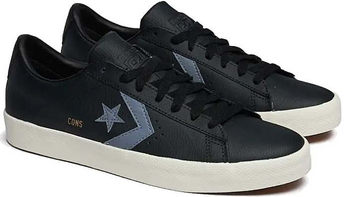 Converse Cons Leather PL Vulc Pro OX A05329/Black/Lunar Grey/Egret