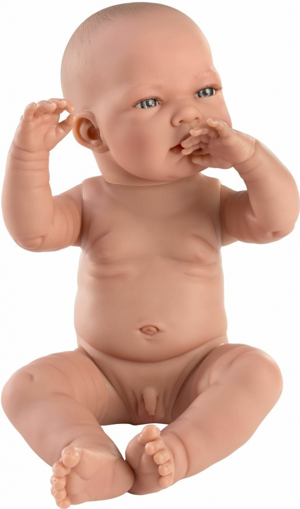 Llorens 84301 NEW BORN CHLAPČEK realistické bábätko s celovinylovým telom 43 cm