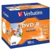 Verbatim VERBATIM DVD-R AZO 4,7GB, 16x, printable, jewel case 10 ks