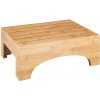 Wenko WENKO 24870100 - Bambusová stolička 40x30 cm hnedá WE0113 + záruka 3 roky zadarmo + záruka 3 roky zadarmo
