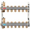 NOVASERVIS - Rozdeľovač nerez s regulačnými mechanickými ventilmi 2okruhy SN-RO02S