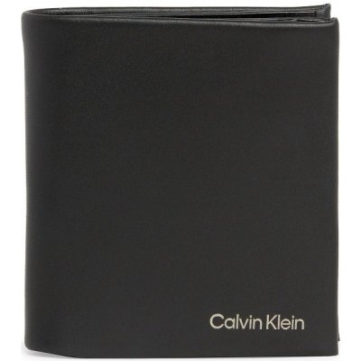 Calvin Klein pánska peňaženka Ck Concise Trifold 6Cc W Coin K50K510593 čierna
