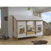 Vipack Detská posteľ v tvare domčeka House -B, white-natural