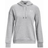 Dámska mikina Under Armour Essential Fleece Hoodie Veľkosť: XS / Farba: svetlosivá