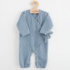 Dojčenský mušelínový overal New Baby blue - 80 (9-12m)