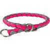 Polosťahovací obojok TRIXIE CAVO COLLAR S-M ružová,sivá