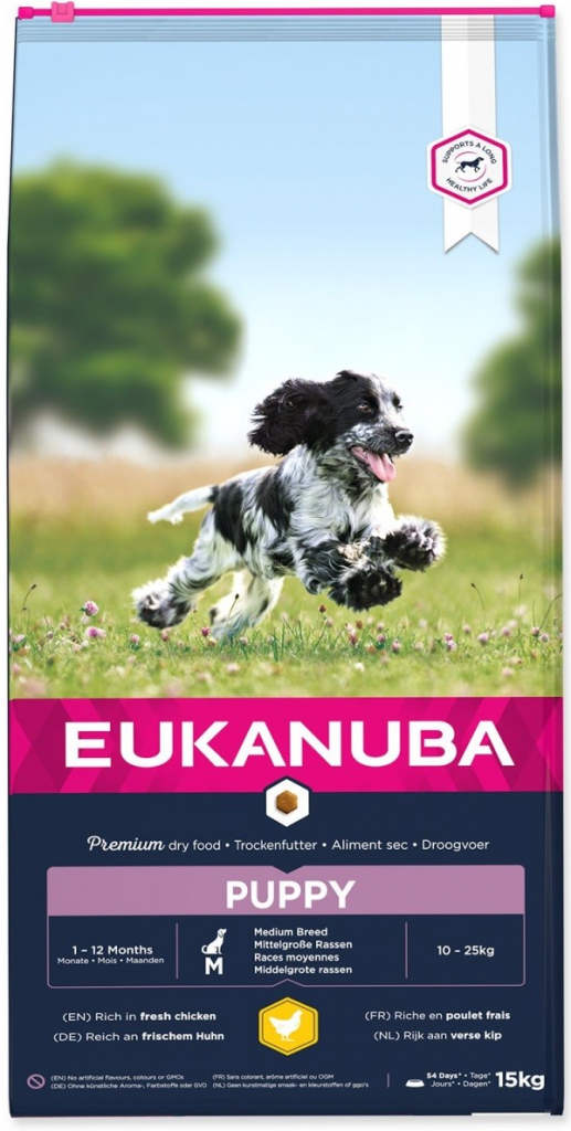 Eukanuba Puppy Medium Breed Chicken 15 kg