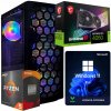GAMINGOVÝ PC Ryzen 5 5500 RTX 4060 8GB 32GB DDR4 M2 1TB +Wi-Fi +WIN11