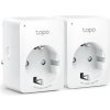 Chytrá zásuvka TP-Link Tapo P100 (2-pack) (EU) regulácia 230V cez IP, Cloud, WiFi