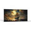 Imitácia maľby Mesačná plavba | Obrazy Vintessia Rozmery panoráma: 50x100