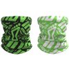 Inov 8 Snood black green green white nákrčník - Šatka Inov-8 Snood zelená/biela/čierna