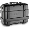 GIVI TRK 33B kufor Trekker čierny s čiernym hliníkovým vekom (Monokey), objem 33 ltr.