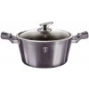 BERLINGERHAUS Kastról s pokrievkou s mramorovým povrchom 30 cm Carbon PRO Line BH-6924