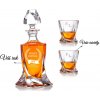 Dekorant Bohemia Crystal krištáľový whisky set s gravírovaním DOBRÝ ROČNÍK 1+2