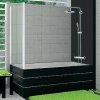 SanSwiss TOPV 0700 04 07 Boční stěna vanová 70 cm, bílá/sklo
