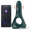 Magic Motion Rise - inteligentný, nabíjateľný vibračný krúžok na penis (zelený)