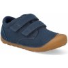 Barefoot detské topánky Bundgaard - Petit Strap Canvas Navy Canvas modré