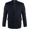Chlapčenské sako 146 elegantné bežné spoločenské do školy tmavomodré KADA